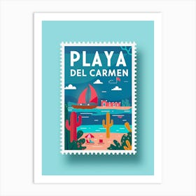 Playa Del Carmen Art Print