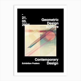 Geometric Design Archive Poster 61 Art Print