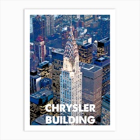 Chrysler Building, New York, Landmark, Wall Print, Wall Art, Poster, Print, Art Print