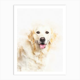 Golden Retriever Dog Art Print