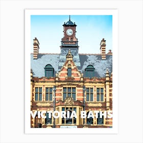 Victoria Baths, Manchester, Landmark, Wall Print, Wall Poster, Wall Art, Print, Poster, Art Print