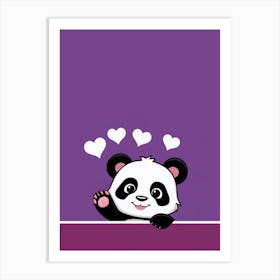 Panda Bear 2 Art Print