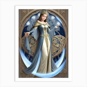 Lady of the Castle Art Print