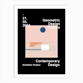 Geometric Design Archive Poster 28 Art Print