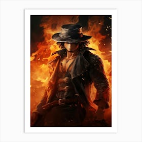 Portgas D. Ace 5 Art Print