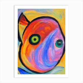 Barreleye Fish Matisse Inspired Art Print