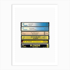 Blondie - Collected Albums - Cassette Print Art Print