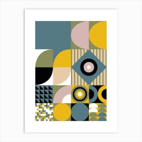 Bauhaus style 2 Art Print