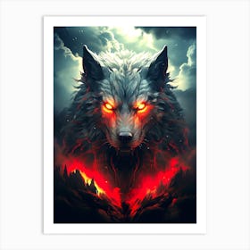 Wolf Art Art Print