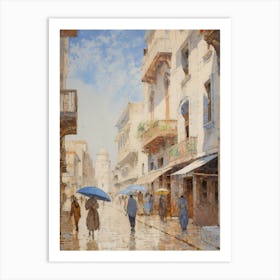 Vintage Paris Street Art Print