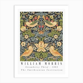 William Morris inpired Strawberry Thyme Art Print