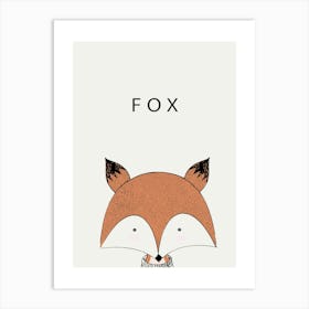 Fox n Art Print