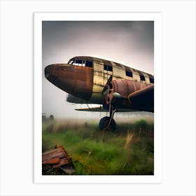 Abandoned Plane 7 Art Print