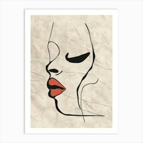 Portrait Of A Woman 497 Art Print