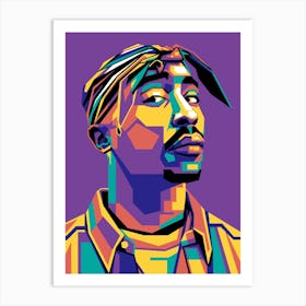 Tupac Shakur WPAP Art Print