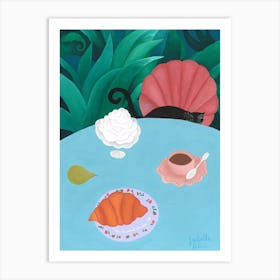 The Succulent Garden Café Art Print