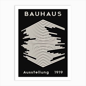 Bauhaus modern geometric print Poster