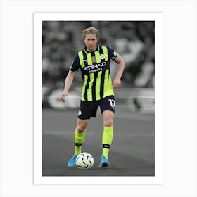 Kevin De Bruyne Of Manchester City Art Print