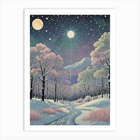 Winter Night Art Print