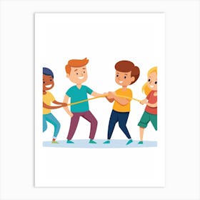 Tug Of War Art Print