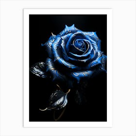 Blue Rose 6 Art Print