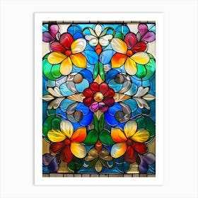 Stained Glass Art Print