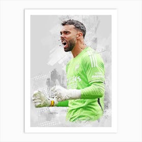 David Raya Arsenal Art Print