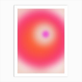 Sunset Gradient Aura Art Print