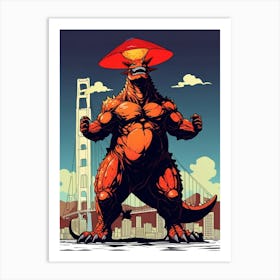 Godzilla 1 Art Print