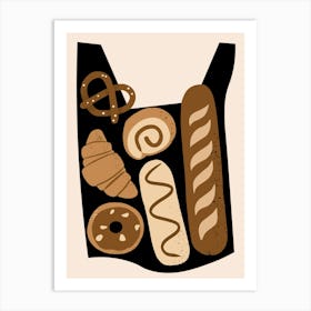 Bag of Bread Art Print