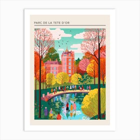 Parc De La Tete D Or Lyon France 3 Art Print