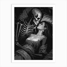 The Bone Sleep Art Print