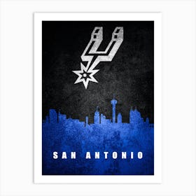 San Antonio Spurs Art Print