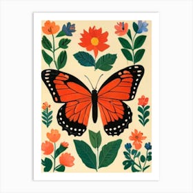 Monarch Butterfly Art Print