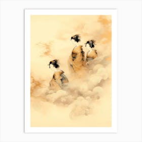 Creativel Geisha Illustration 104 Art Print