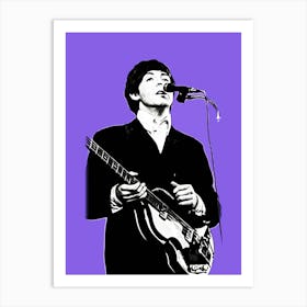 Paul McCartney the beatles 2 Art Print