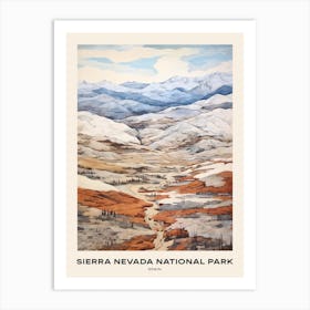 Sierra Nevada National Park Spain 2 Poster Art Print