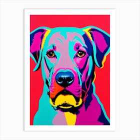 Pointer Andy Warhol Style Dog Art Print