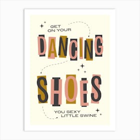Dancing Shoes Arctic Monkeys Art Print