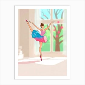 Illustrative Ballerina Art Print