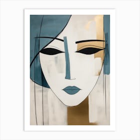 Face Of A Woman 13 Art Print