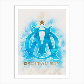 Marseille Brokem Glass Watercolor Art Print