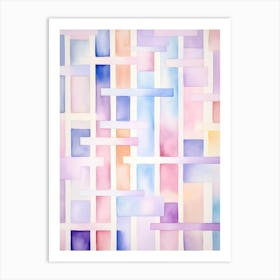 Abstract Watercolor Painting 23 Art Print