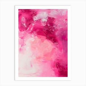 Abstract Pink Painting Art Print