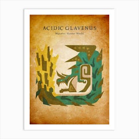 Acidic Glavenus Vintage Art Print