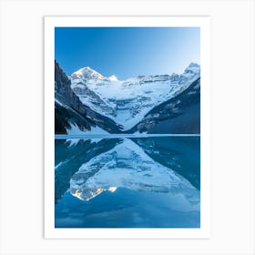 Reflection In Lake Banff Art Print