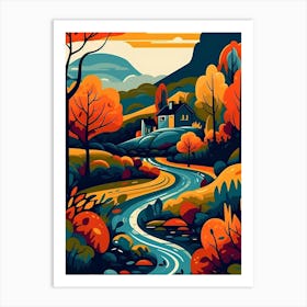 Autumn Landscape 2 Art Print