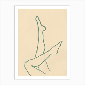 Woman'S Legs Art Print