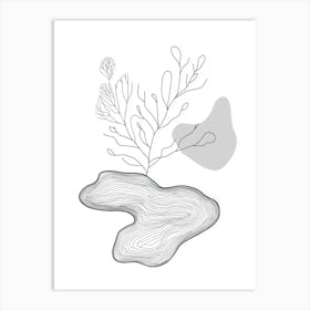 Sand And Seaweed Art Print