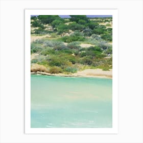 Bazaruto Archipelago Mozambique Watercolour Tropical Destination Art Print